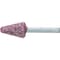 Pferd A5 Vitrified Mounted Point 1/4" Shank - Aluminum Oxide 30 Grit STEEL 31040 - alternate 1
